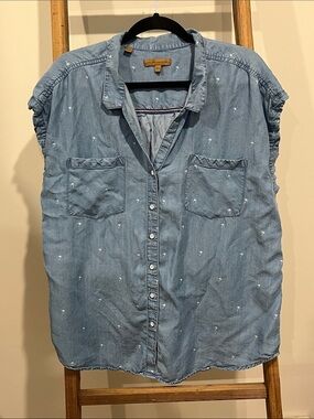 Jachs Girlfriend denim blouse